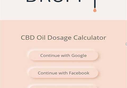Droppy – berechnet Ihre CBD-Dosis schnell und genau
